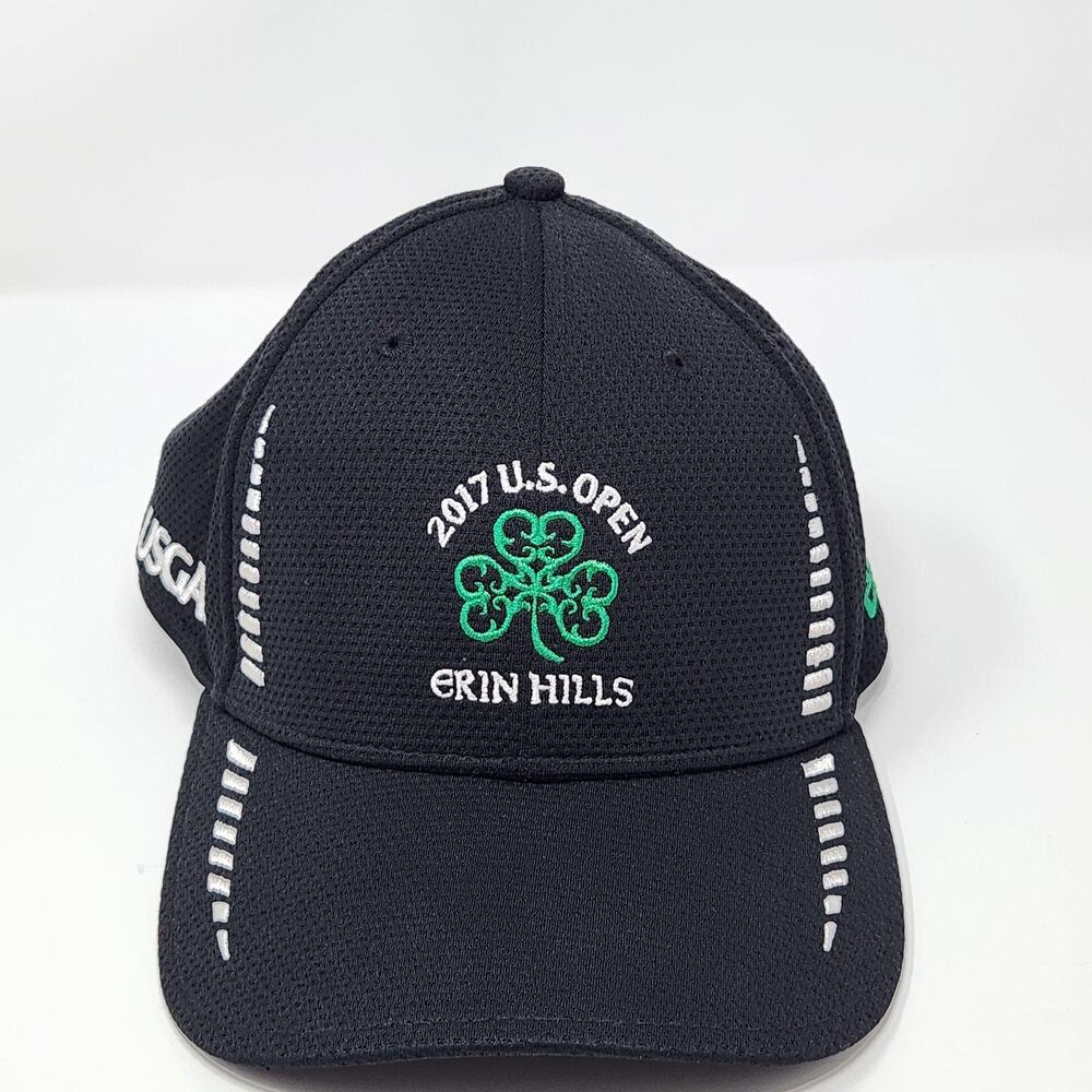 2017 U.S. Open Erin Hills Hat Cap Fitted Mens Large Black Golf New Era USGA